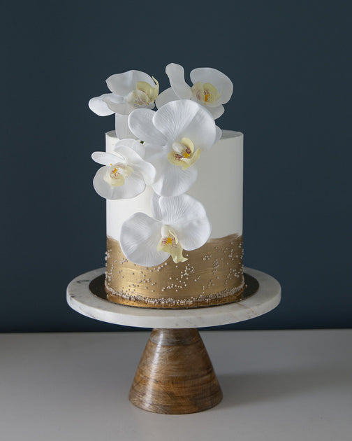 Bouquet of Orchids & Roses, Cake & Chocolate