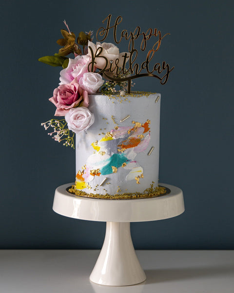 Á La Carte Wedding Menu: Cake Flowers — Bud Floral + Home