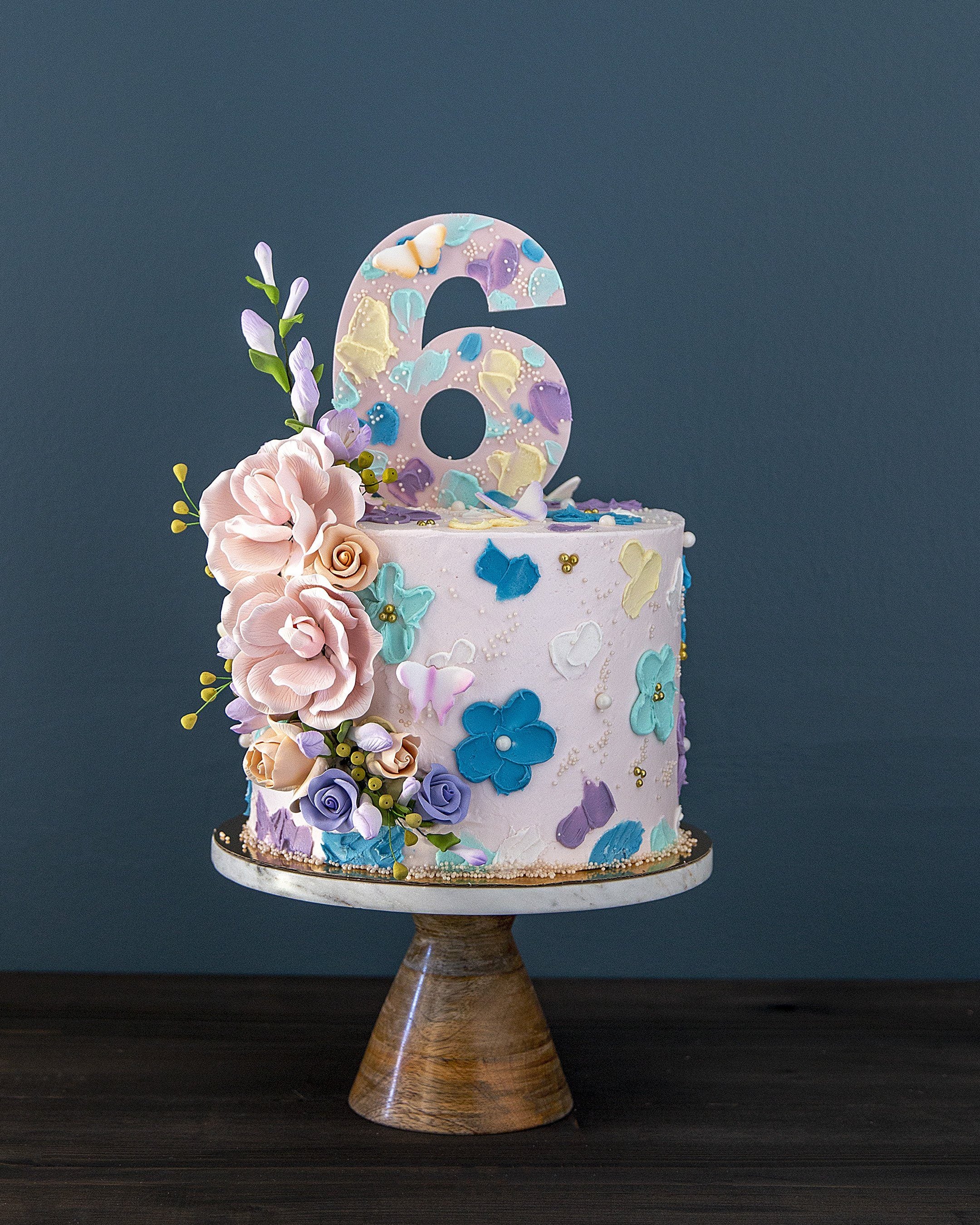 Floral Wreath Number Cake Kit | Birthday & Anniversary Cakes
